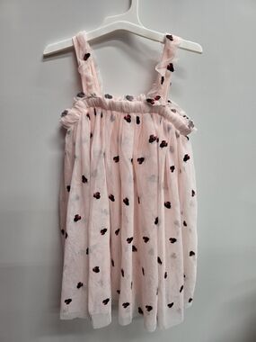Pink Ruffle-Strap Disney Minnie Mouse Dress
